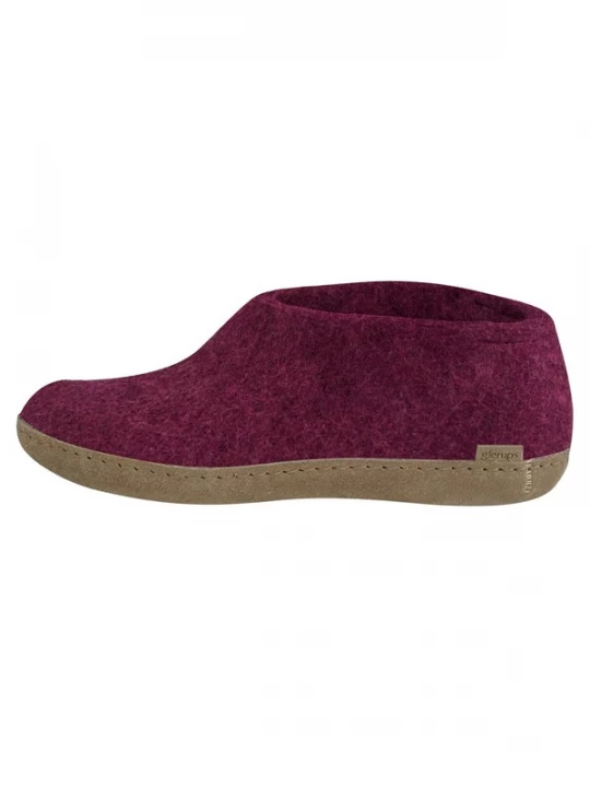 Foto van product Glerups Huisschoenen 'Ledersohle' lila
