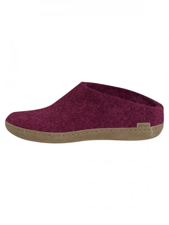 Foto van product Glerups Huisschoenen 'Ledersohle' lila
