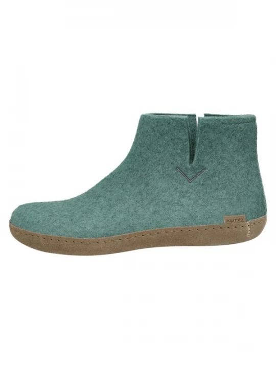 Foto van product Glerups Huisschoenen 'Ledersohle' turquoise
