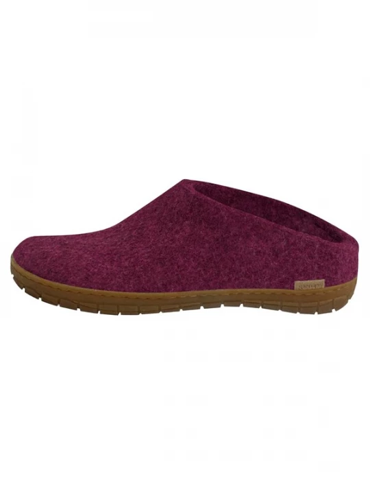 Foto van product Glerups Huisschoenen 'Naturkautschuksohle' lila