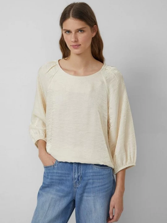 Foto van product Glimmende O-vormige blouse s.Oliver beżowy