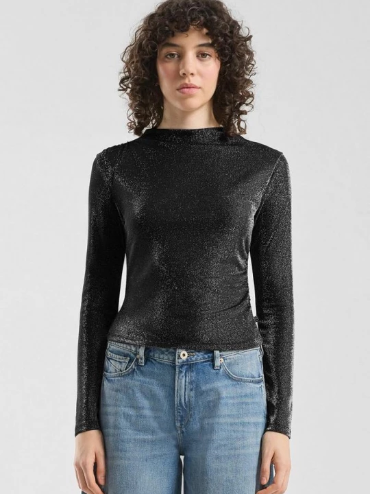 Foto van product Glitter shirt QS zwart