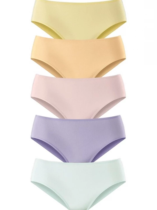Foto van product GO IN Slip geel / pastelgroen / lichtlila / oranje / oudroze