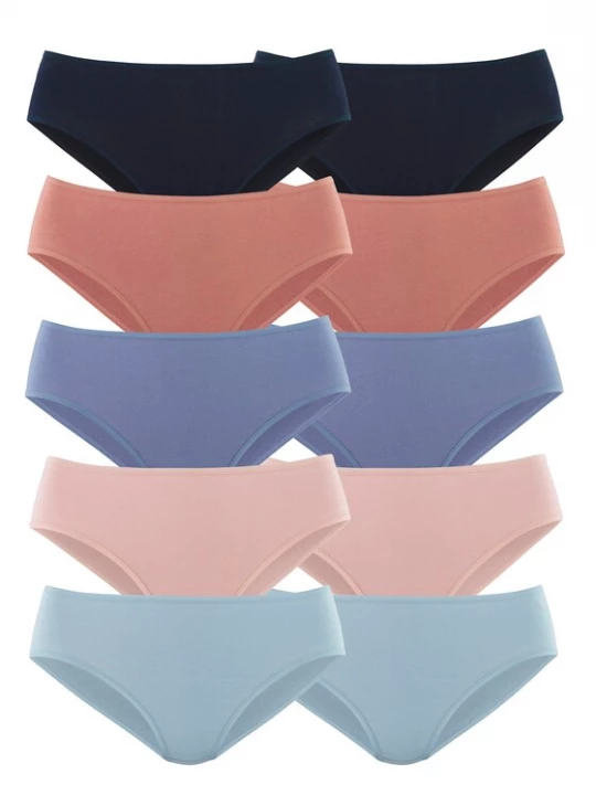 Foto van product GO IN Slip marine / saffier / lichtblauw / zalm roze / rosa