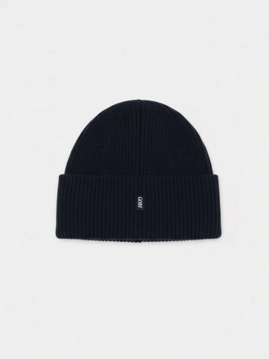 Foto van product GOBI Cashmere Muts 'Ribbed Chunky Beanie' navy