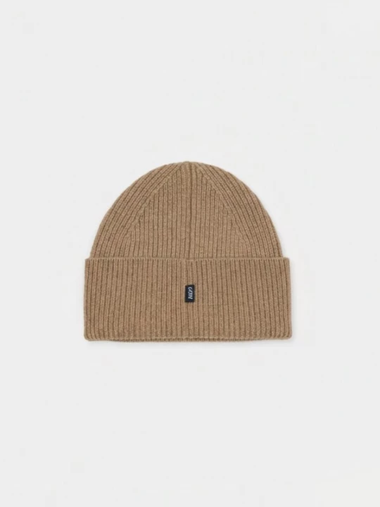 Foto van product GOBI Cashmere Muts 'Ribbed Chunky Beanie' taupe
