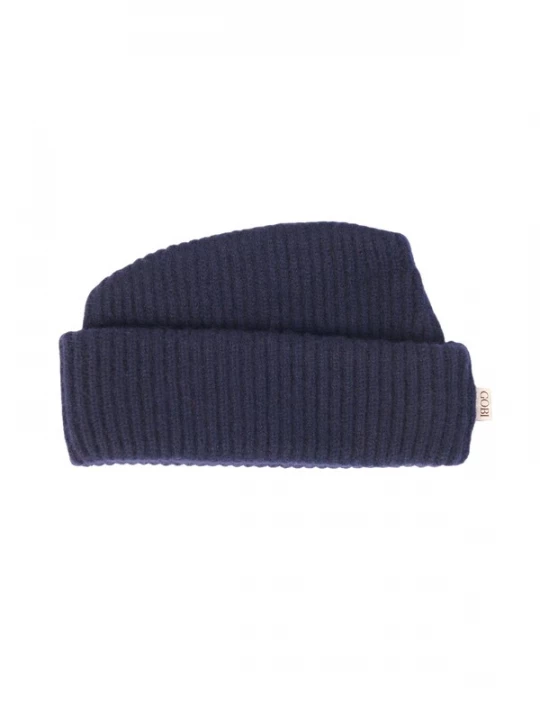Foto van product GOBI Cashmere Muts 'Unisex Cashmere Grandpa Hat' navy