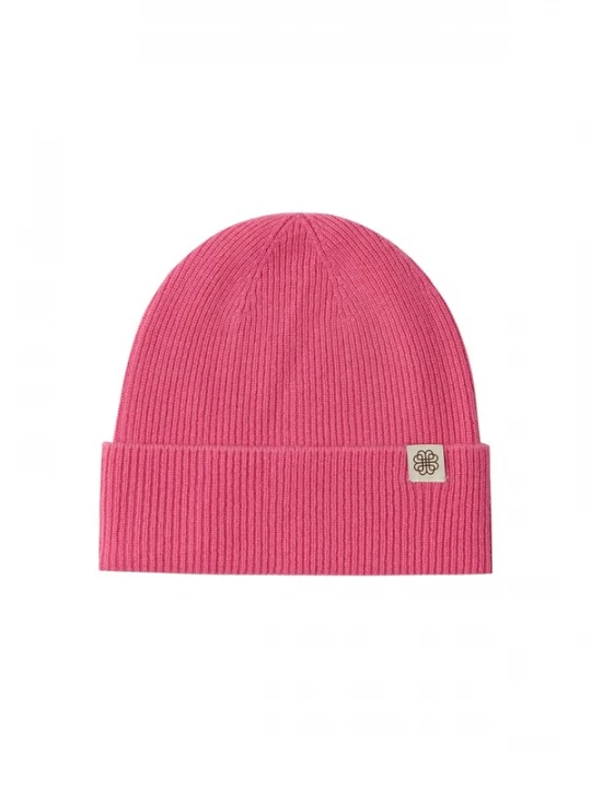 Foto van product GOBI Cashmere Muts 'Unisex Cashmere Rib Knit Beanie' donkerroze