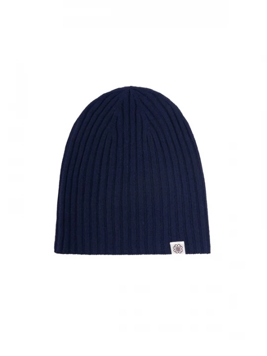 Foto van product GOBI Cashmere Muts 'Unisex Cashmere Rib Knit Hat' donkerblauw