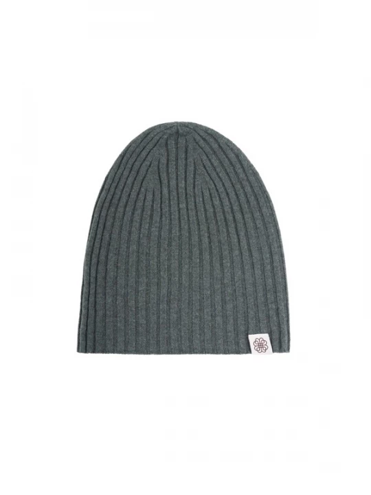Foto van product GOBI Cashmere Muts 'Unisex Cashmere Rib Knit Hat' grey denim