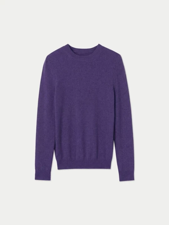 Foto van product GOBI Cashmere Trui 'Cashmere Hat & Sweater Set' donkerlila