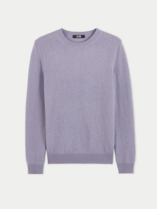 Foto van product GOBI Cashmere Trui 'Cashmere Hat & Sweater Set' lichtlila