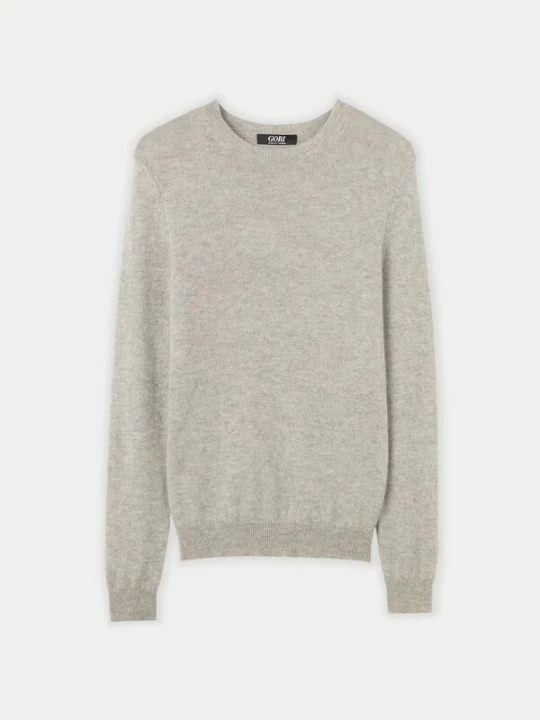 Foto van product GOBI Cashmere Trui 'Cashmere Hat & Sweater Set' rookgrijs