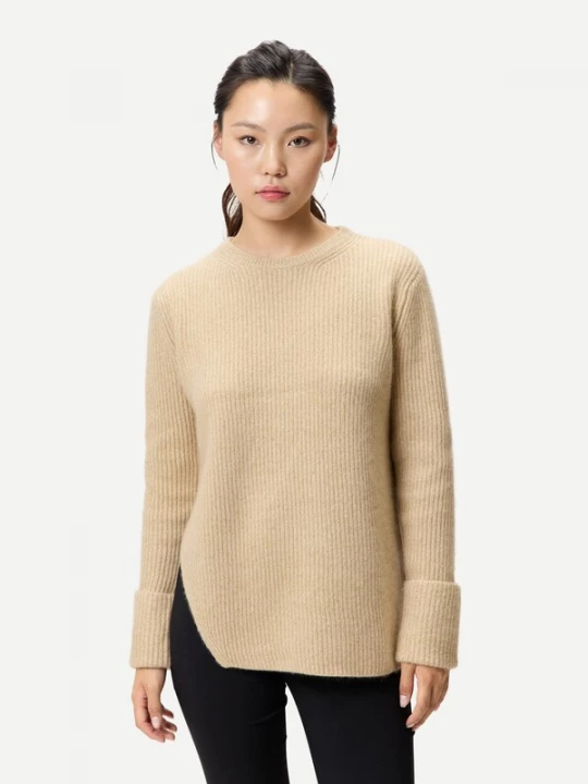Foto van product GOBI Cashmere Trui 'Cashmere Sweater with Detachable Collar' beige