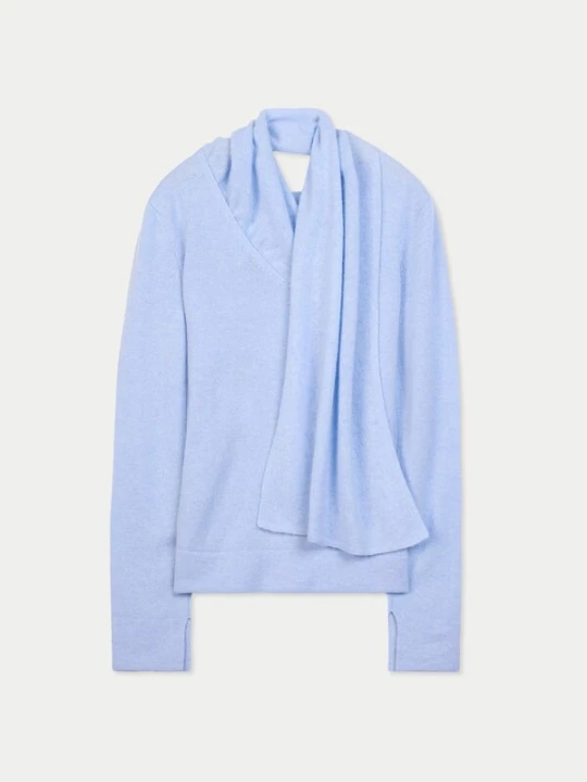 Foto van product GOBI Cashmere Trui lichtblauw