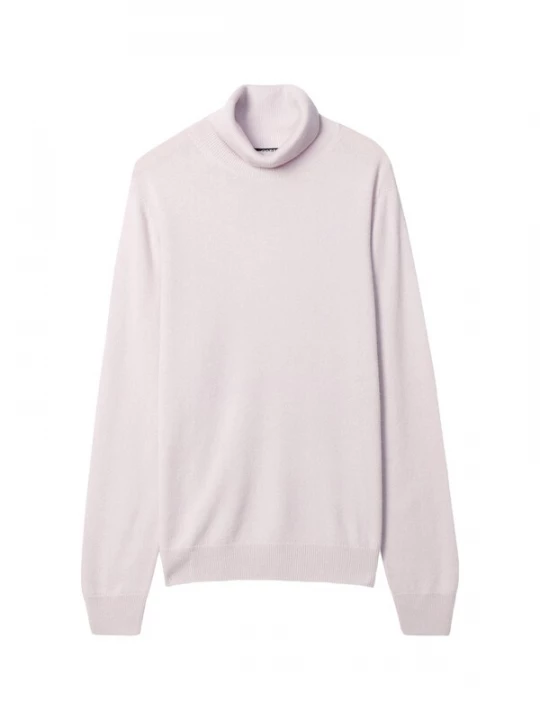 Foto van product GOBI Cashmere Trui 'Men's Essential Turtleneck Cashmere Sweater' lichtlila