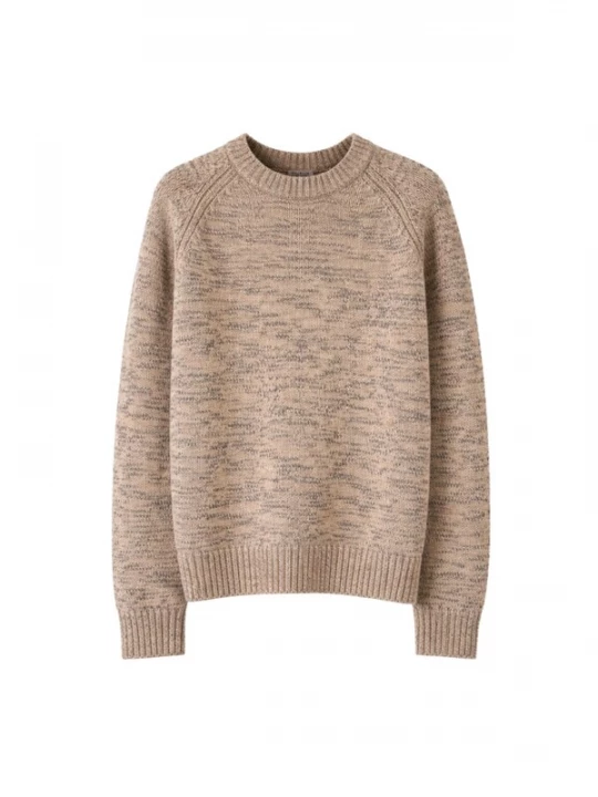 Foto van product GOBI Cashmere Trui 'Unisex Mouline Cashmere Sweater' lichtbeige