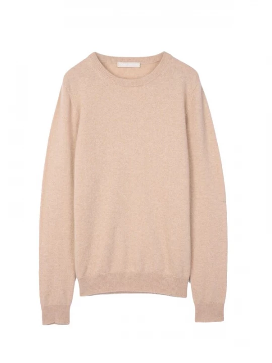 Foto van product GOBI Cashmere Trui 'Women's Essential Cashmere Crewneck Sweater' beige