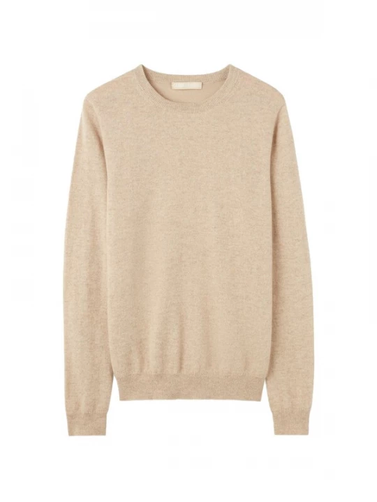 Foto van product GOBI Cashmere Trui 'Women's Essential Cashmere Crewneck Sweater' champagne