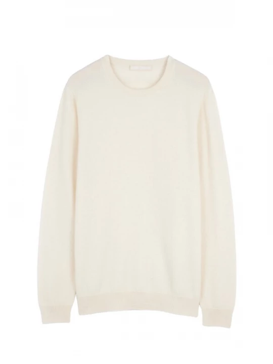 Foto van product GOBI Cashmere Trui 'Women's Essential Cashmere Crewneck Sweater' offwhite
