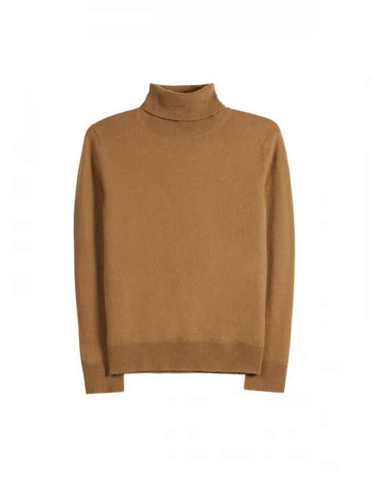 Foto van product GOBI Cashmere Trui 'Women's Timeless Cashmere Turtleneck Sweater' camel