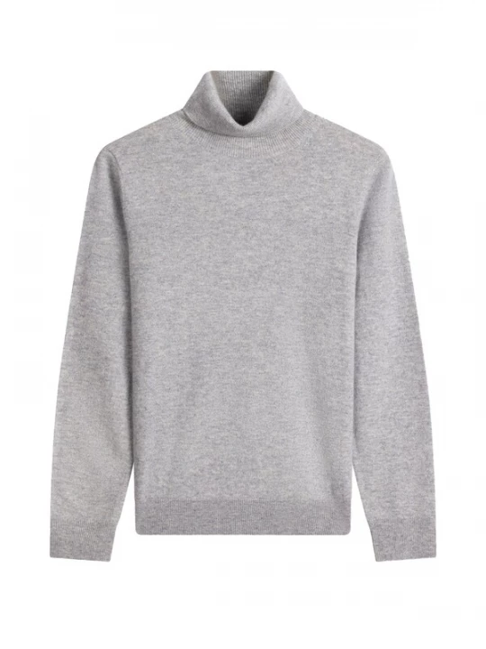Foto van product GOBI Cashmere Trui 'Women's Timeless Cashmere Turtleneck Sweater' grijs