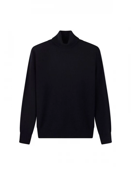 Foto van product GOBI Cashmere Trui 'Women's Timeless Cashmere Turtleneck Sweater' navy