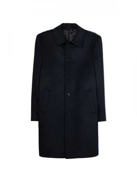 Foto van product GOBI Cashmere Tussenjas 'Men’ Single-Breasted Cashmere Coat' zwart