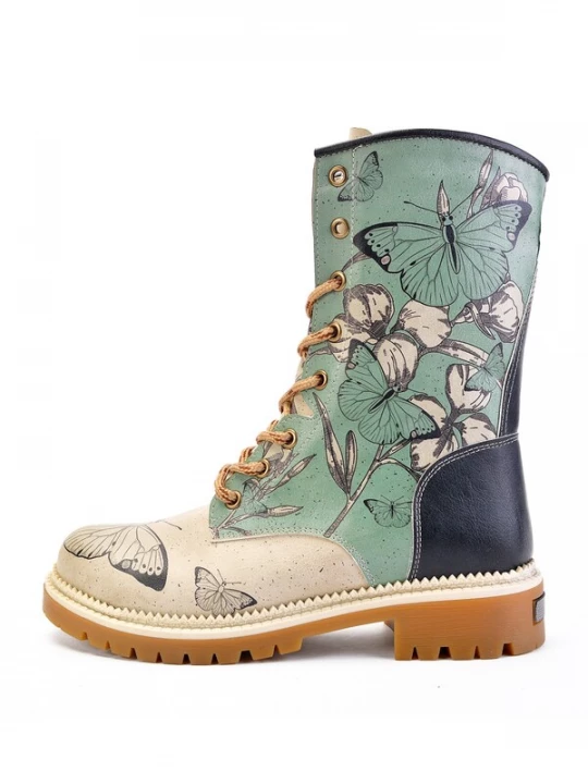 Foto van product Goby Boots 'JNR' beige / turquoise / zwart