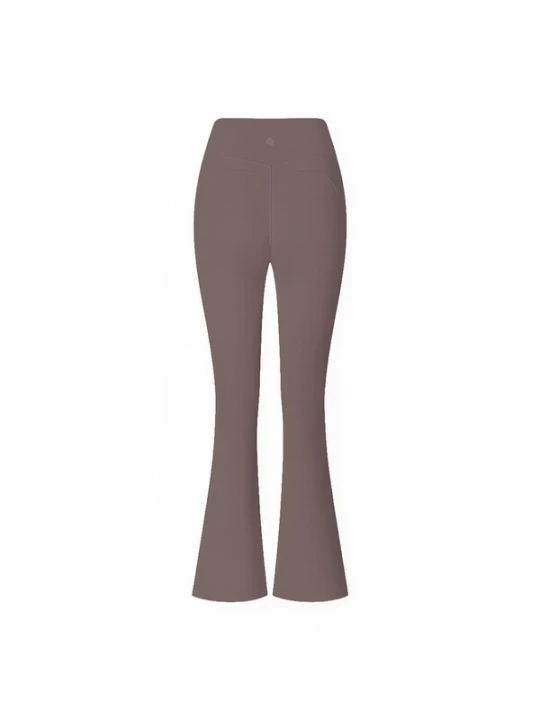 Foto van product GOD SAVE QUEENS Leggings 'Second Skin Studio High-Waisted Bootcut Legging' bruin