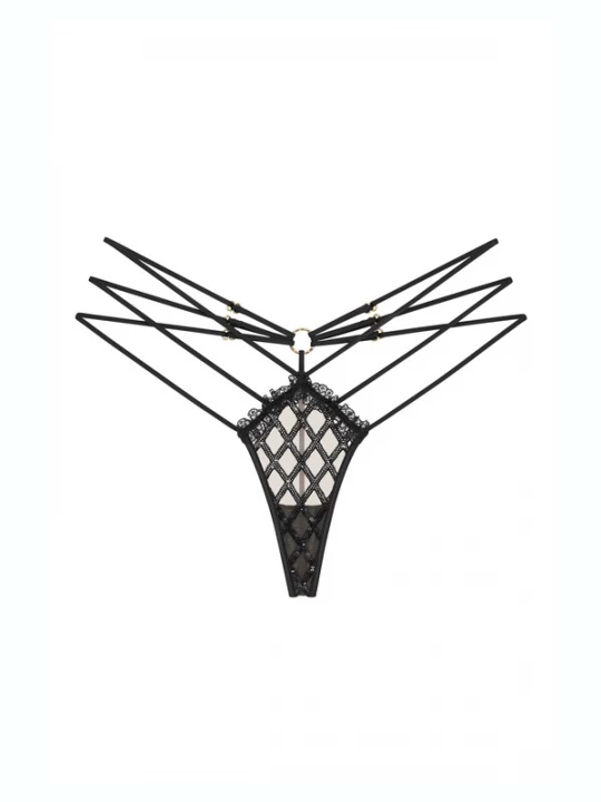 Foto van product GOD SAVE QUEENS String 'Valentina G-String' zwart