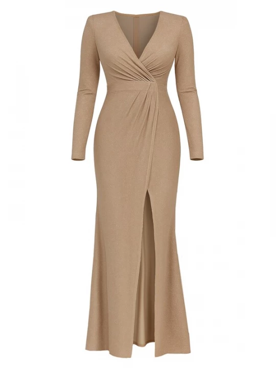 Foto van product GODDIVA Avondjurk beige