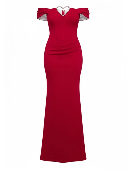 Foto van product GODDIVA Avondjurk rood