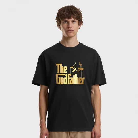 Foto van product Gold Godfather Tee Mister Tee zwart
