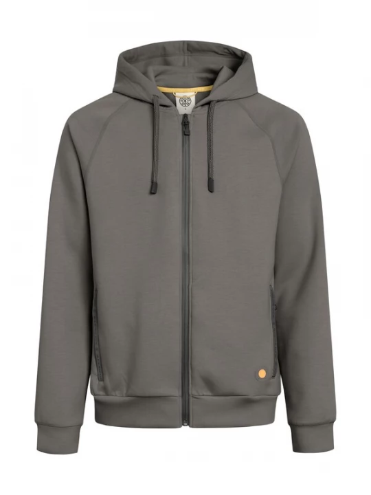 Foto van product GOLD´ GYM APPAREL Trainingsjack 'Gene' grijs / abrikoos / zwart GOLD'S GYM APPAREL