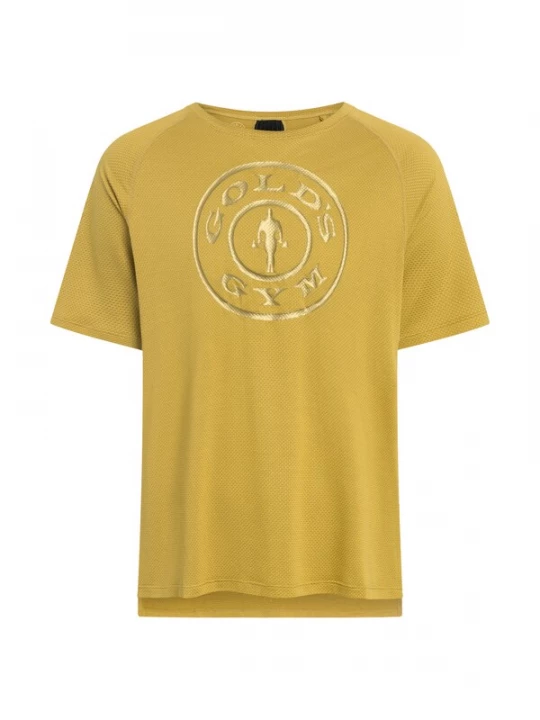 Foto van product GOLD´S GYM APPAREL Shirt 'KURT' geel / goud / zwart GOLD'S GYM APPAREL