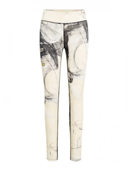 Foto van product GOLD´S GYM APPAREL Sportbroek 'Brooke' crème / grijs / zwart / offwhite GOLD'S GYM APPAREL