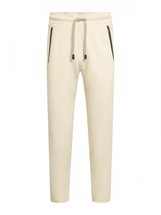 Foto van product GOLD´S GYM APPAREL Sportbroek 'ERIC' zwart / offwhite GOLD'S GYM APPAREL