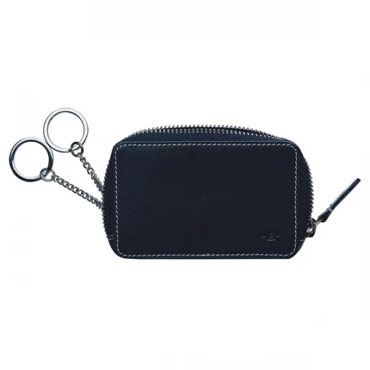 Foto van product GOLDEN HEAD Etui 'Bari' donkerblauw / wit