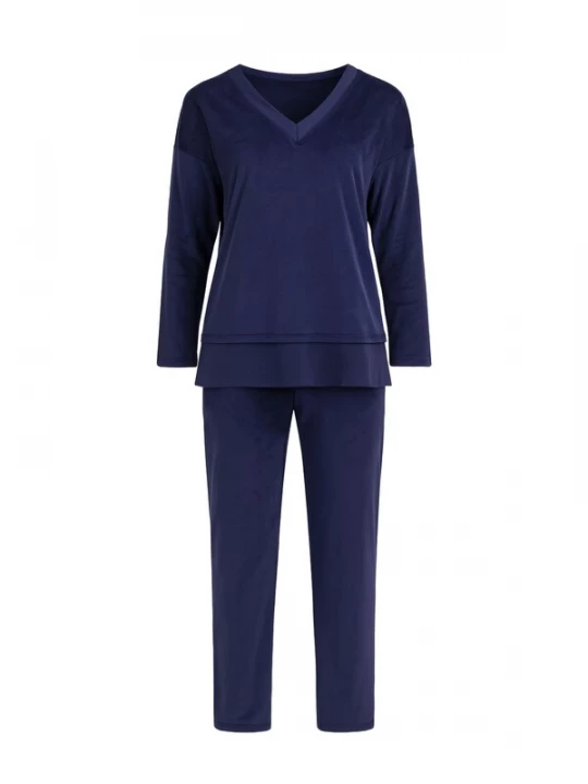 Foto van product Goldenbay Pyjama 'Classic' donkerblauw