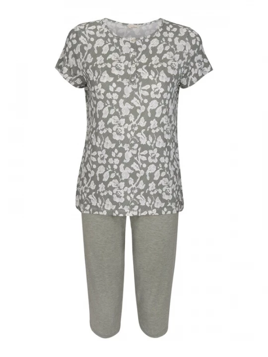 Foto van product Goldenbay Pyjama 'Cosmos' groen / mintgroen / wit