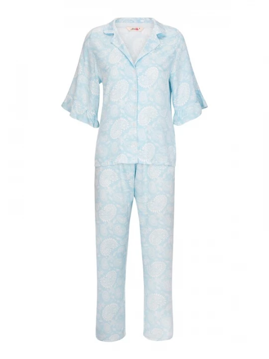 Foto van product Goldenbay Pyjama 'Glory' lichtblauw