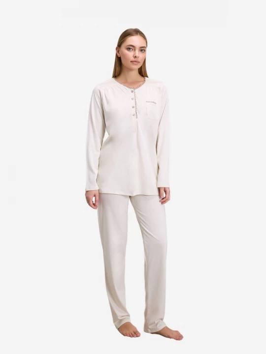 Foto van product Goldenbay Pyjama 'Valerian' offwhite