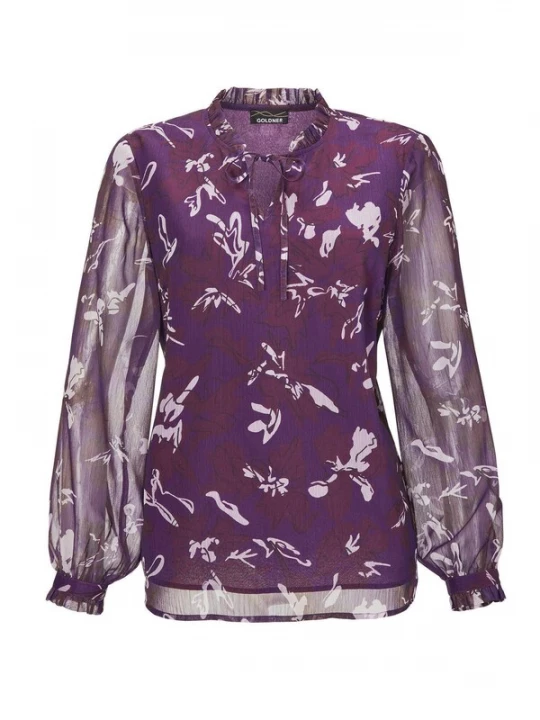 Foto van product Goldner Blouse bessen / wit