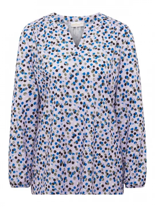Foto van product Goldner Blouse blauw / grijs / lila / zwart