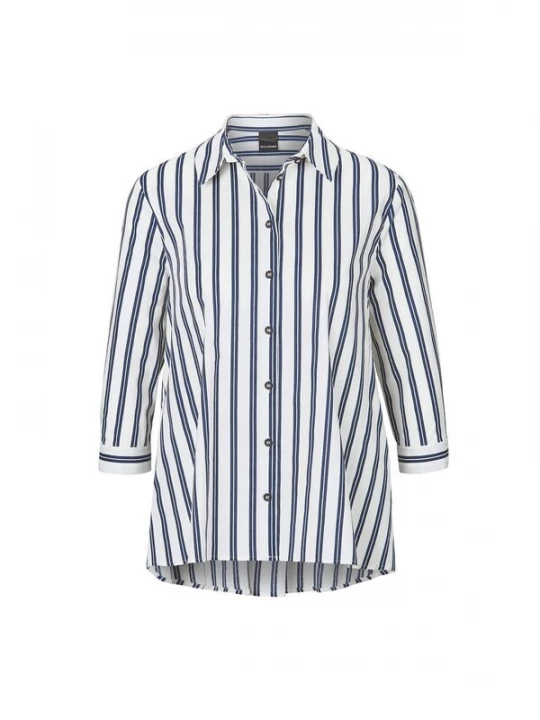 Foto van product Goldner Blouse blauw / wit