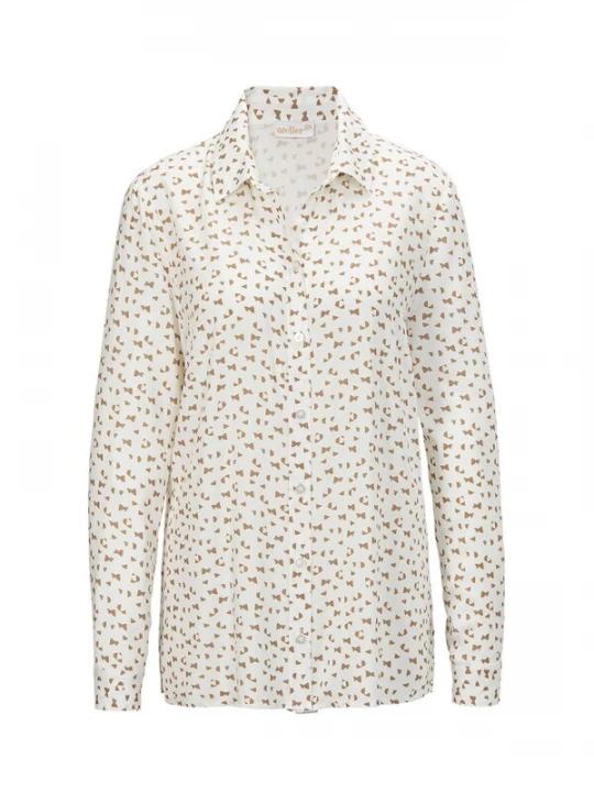 Foto van product Goldner Blouse lichtbeige / bruin