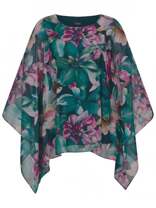 Foto van product Goldner Blouse cyaan blauw