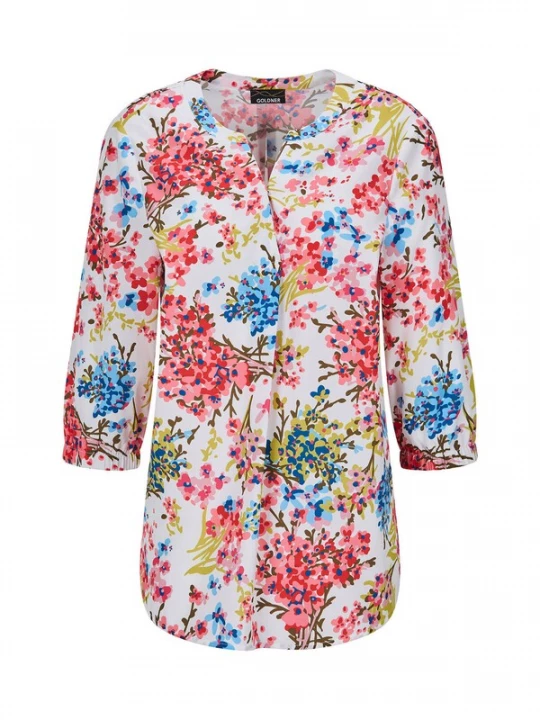 Foto van product Goldner Blouse hemelsblauw / rosa / rood / wit