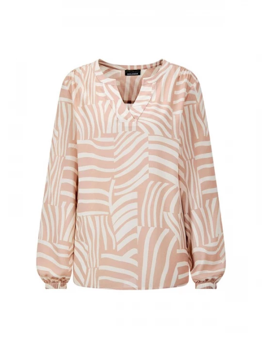 Foto van product Goldner Blouse lichtbeige / lichtbruin